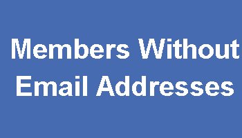 List of Members Without Email Addresses